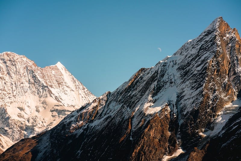 Hiking in the mountains
